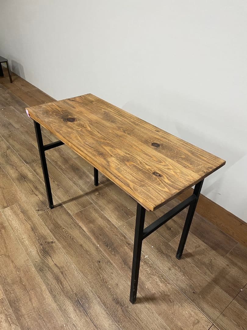 アンティーク　カウンターテーブル　幅100cm　パソコンデスク　ナチュラル