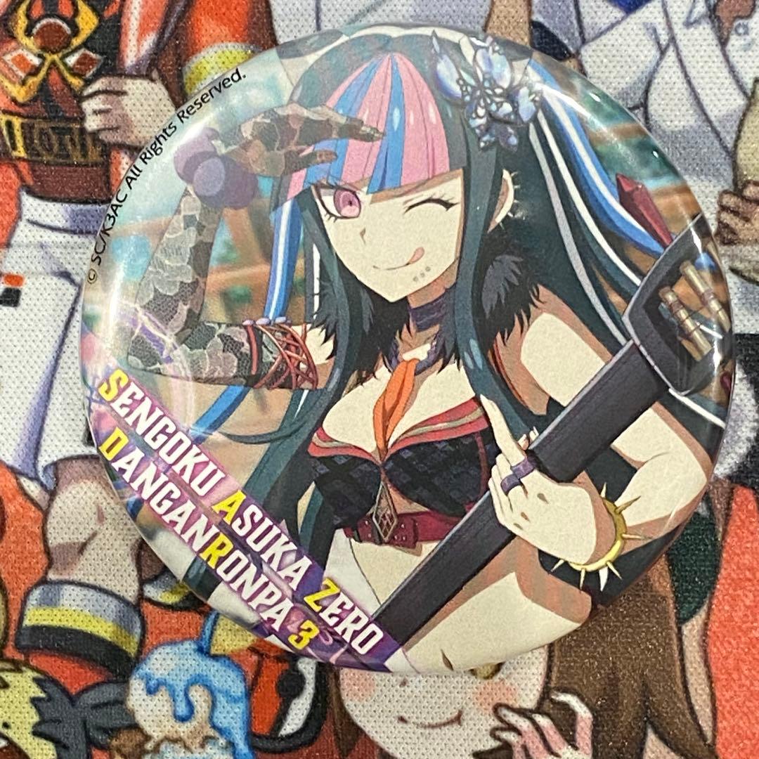 【当日発送】　戦国アスカZERO　ダンガンロンパコラボ　澪田唯吹の缶バッジ
