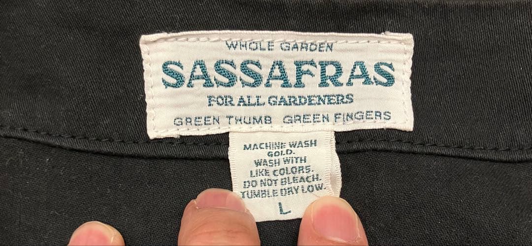 ササフラス　digs crew carde jacket L ジャケット