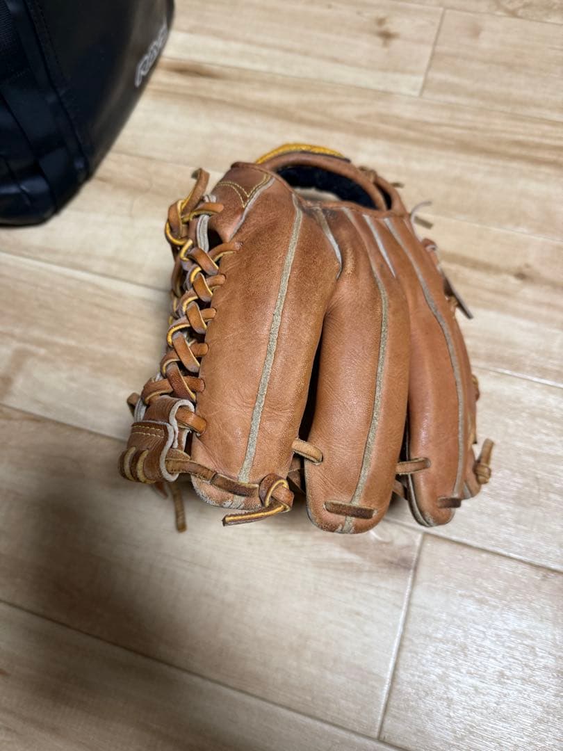 (にしゃん)ミズノ 硬式グローブ ブラウン