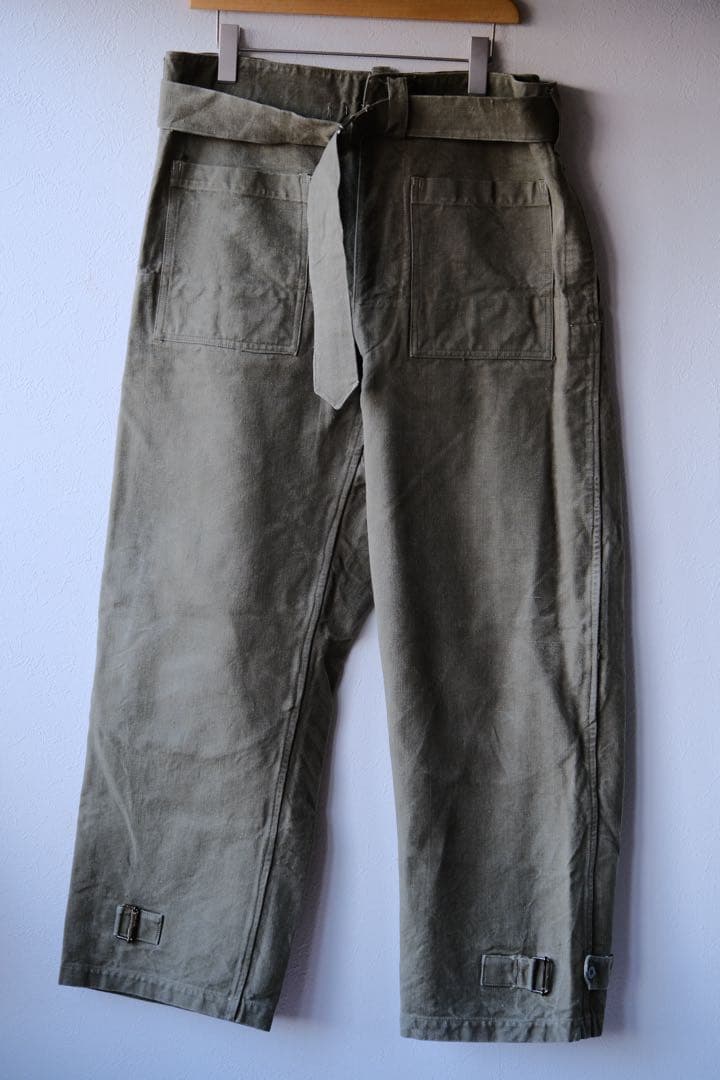 40sフレンチアーミー前期モーターサイクルパンツM35 XL相当