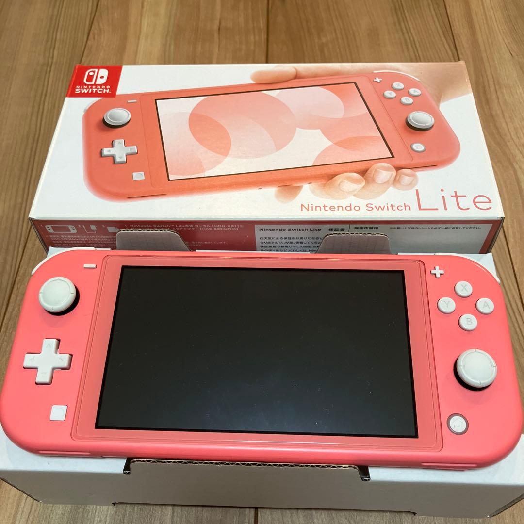 【値下げ】Nintendo Switch Lite ピンク 本体と充電器