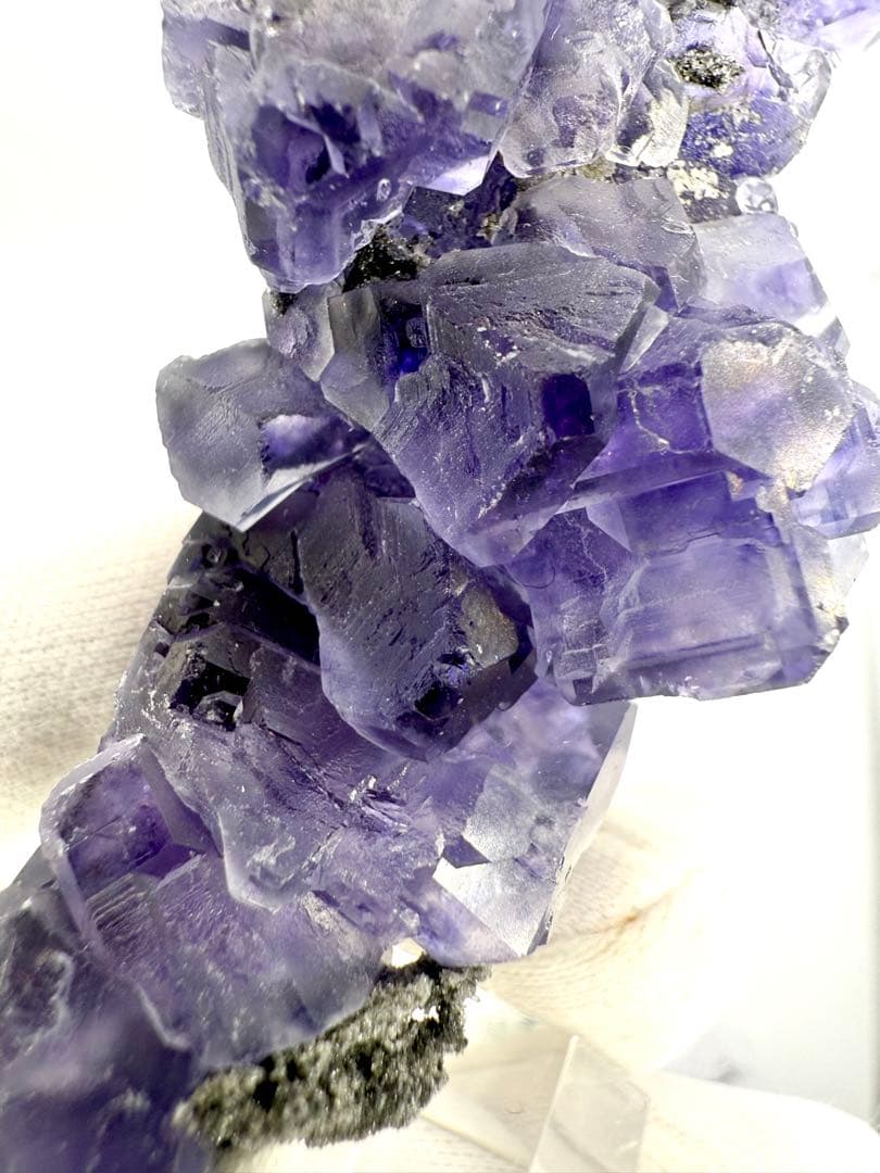 『ツリー』タンザナイト　フローライト　原石　鉱物標本　天然石　蛍石