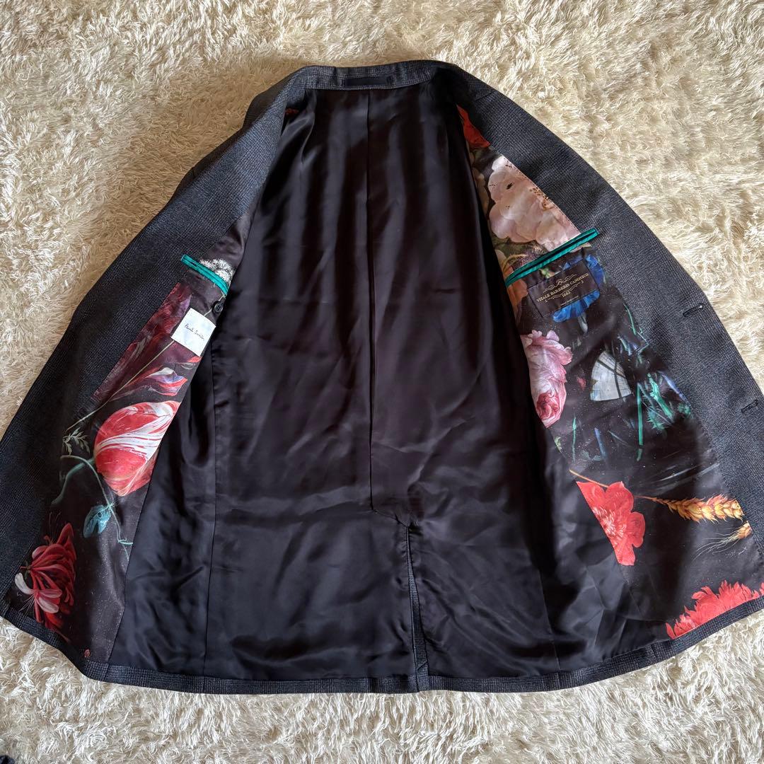 【美品】Paul Smith ポールスミス総柄 セットアップ カノニコ生地