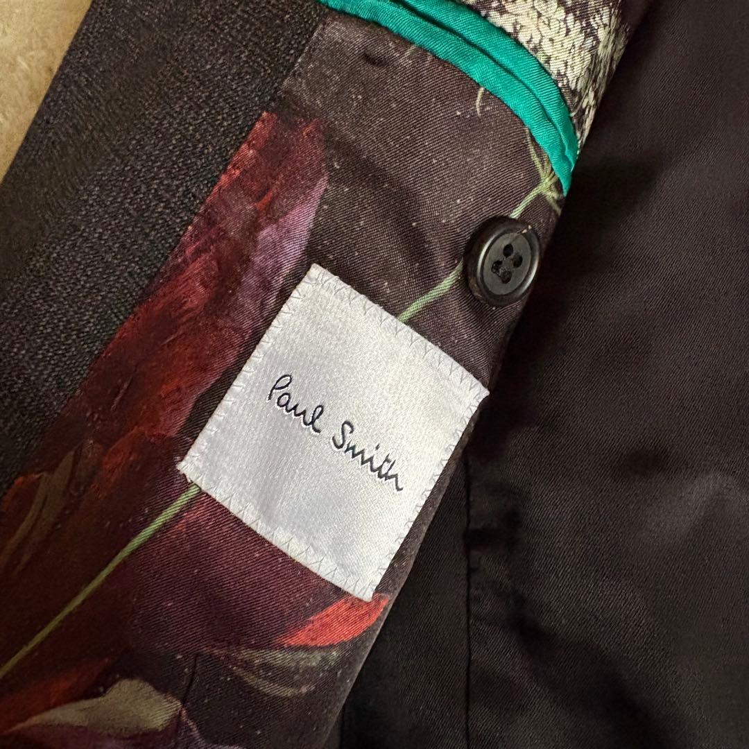 【美品】Paul Smith ポールスミス総柄 セットアップ カノニコ生地