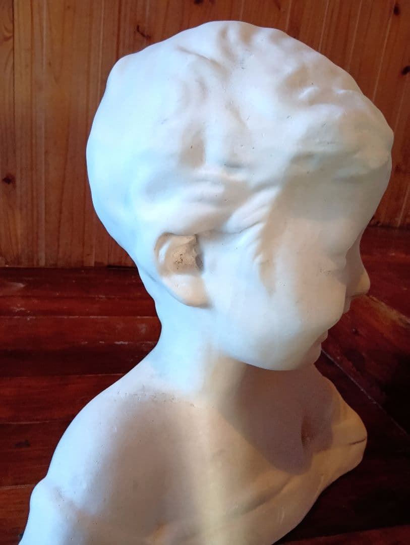 デッサン用　石膏像、スズランの少女と子供の2体セット　送料無料