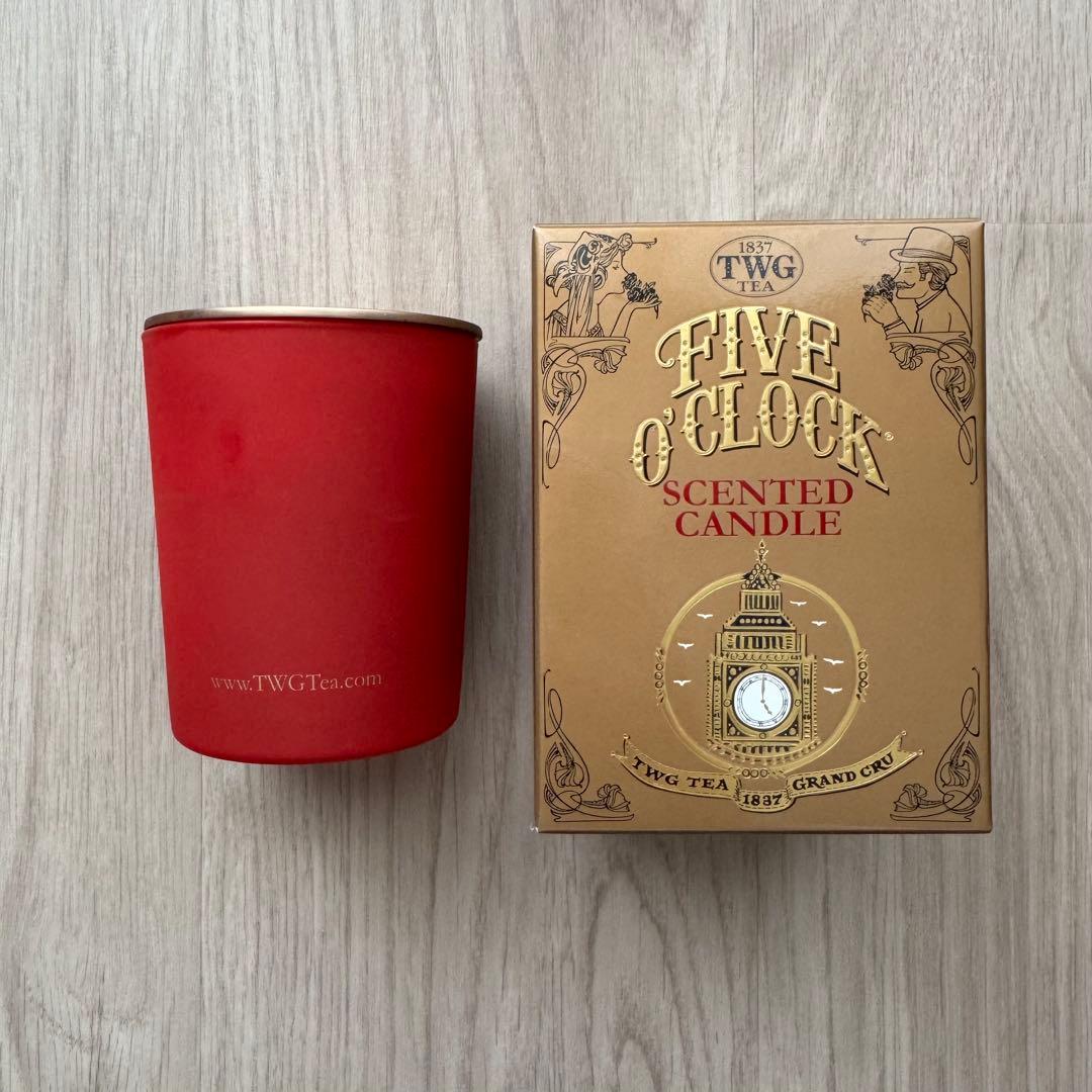 【新品】TWG Tea FIVE O'CLOCK アロマキャンドル