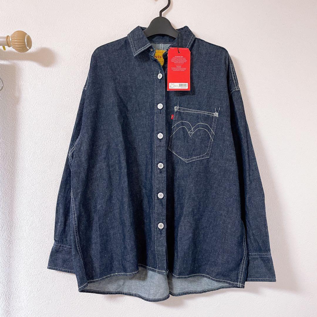 新品未使用 Levis リーバイス レッド デニム ワークシャツ ユニセックス