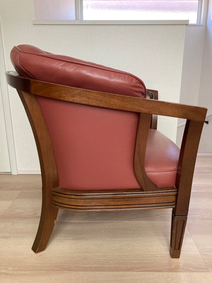 【2脚あり】マルニ木工 地中海ロイヤル シリーズ シャルル アームチェア 本革