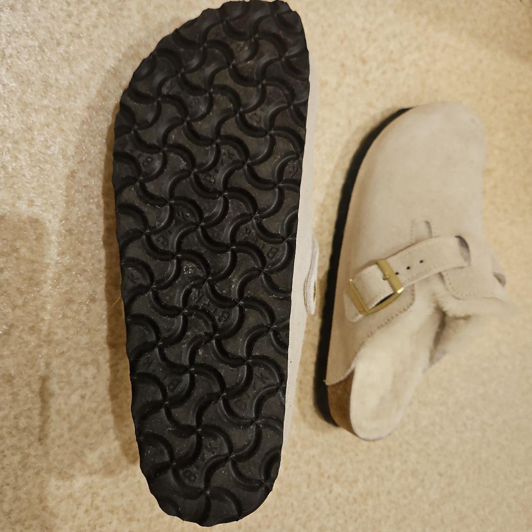 BIRKENSTOCK ベージュボア ボストン