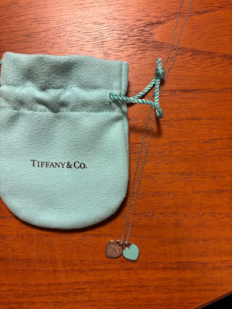Tiffany & Co. リターントゥダブルハート ブルー 約2.5g 925