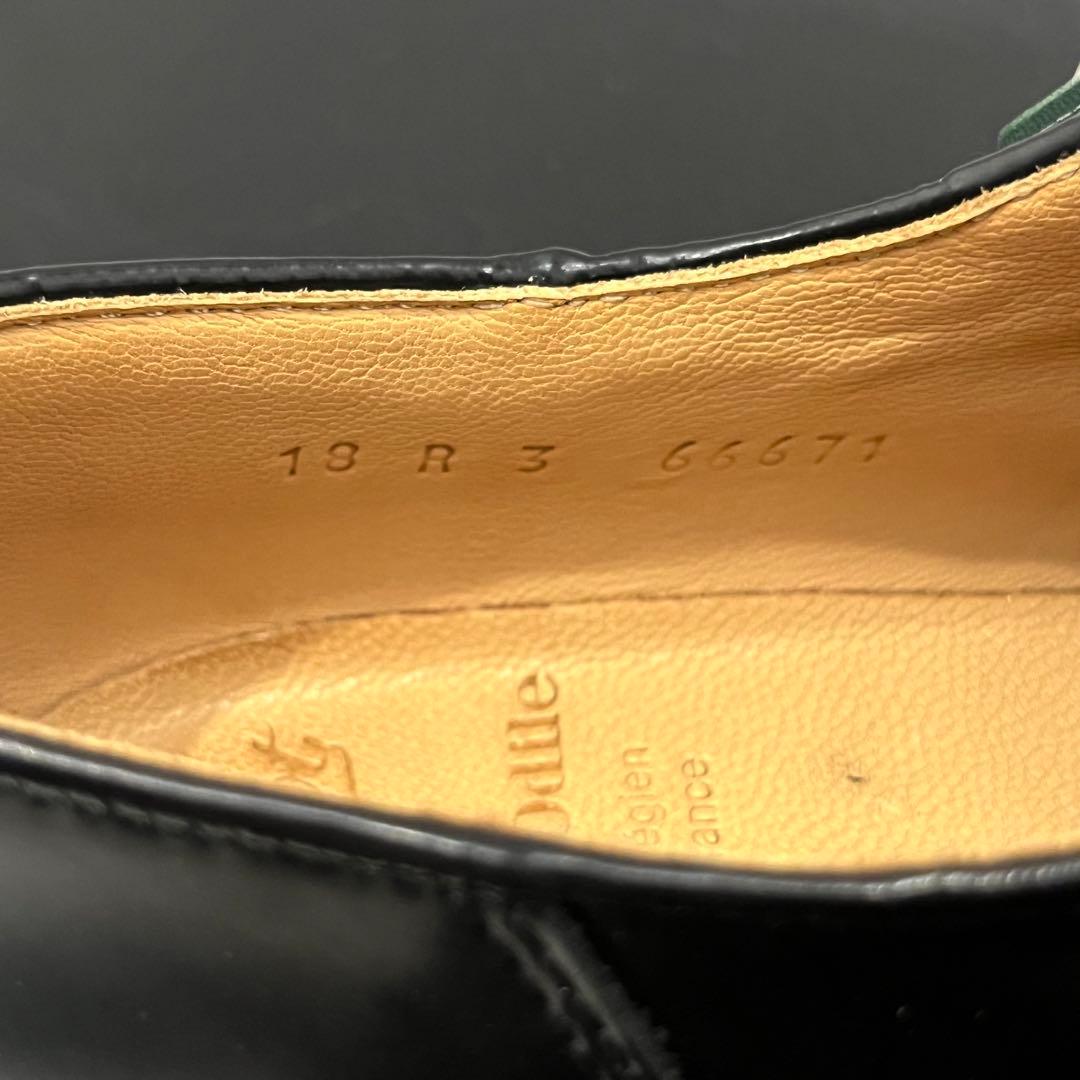 美品　Paraboot michael 別注　パラブーツ ミカエル　黒白　レザー