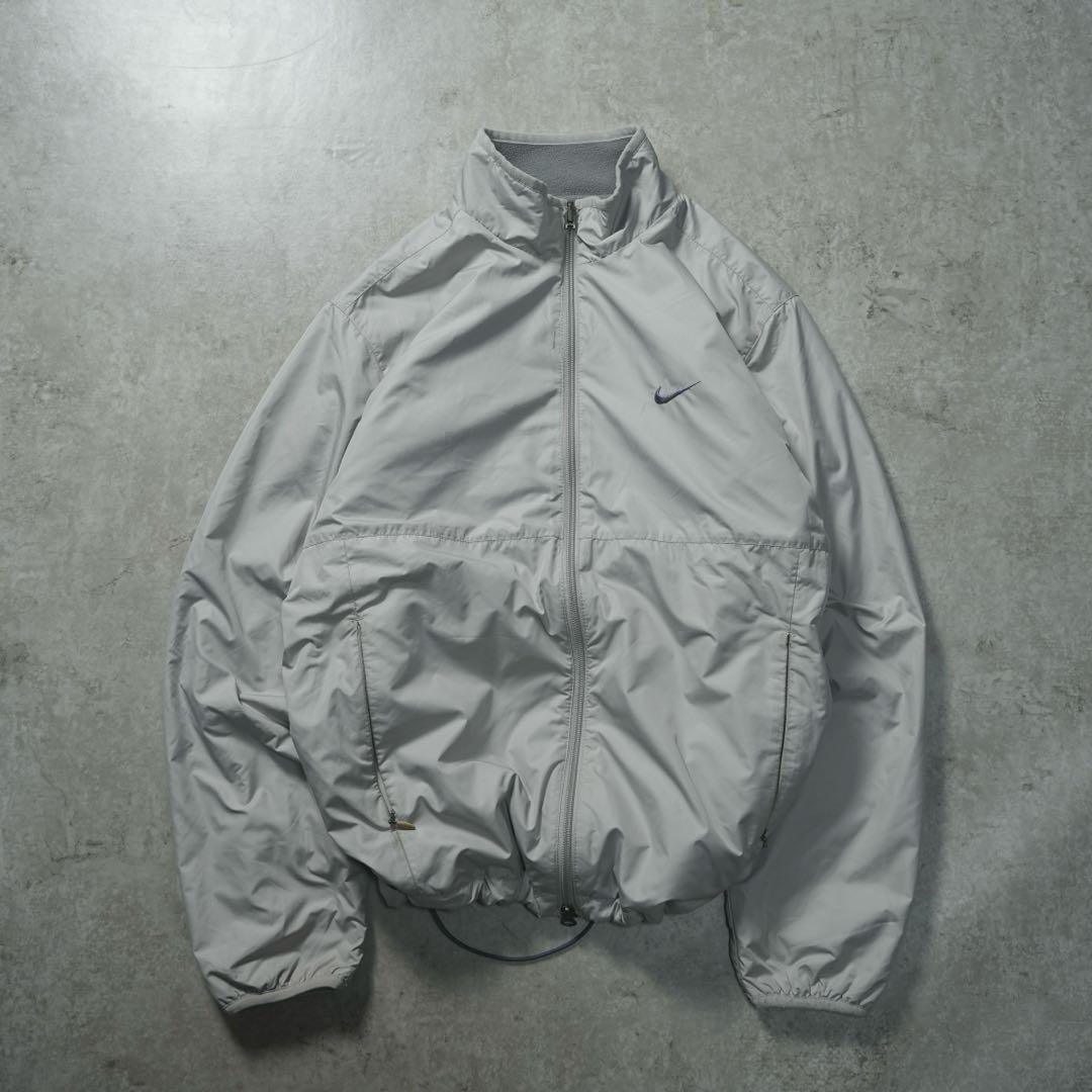 00s y2k NIKE リバーシブル ナイロンジャケット フリース テック短丈