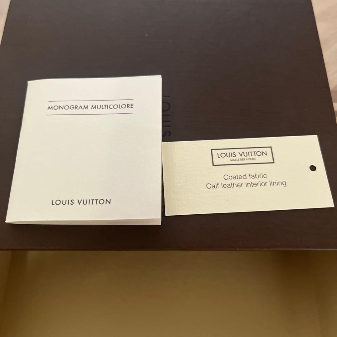 激レア ルイヴィトン モノグラムマルチカラー ノワール ポルトモネコージー 財布