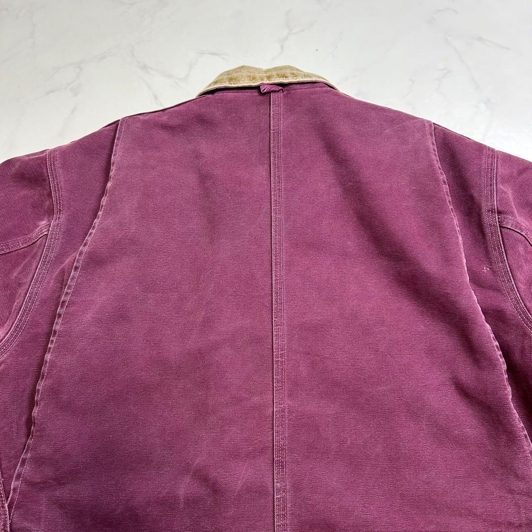 【希少色】星タグ カーコート ミシガンチョアコート バーガンディ L