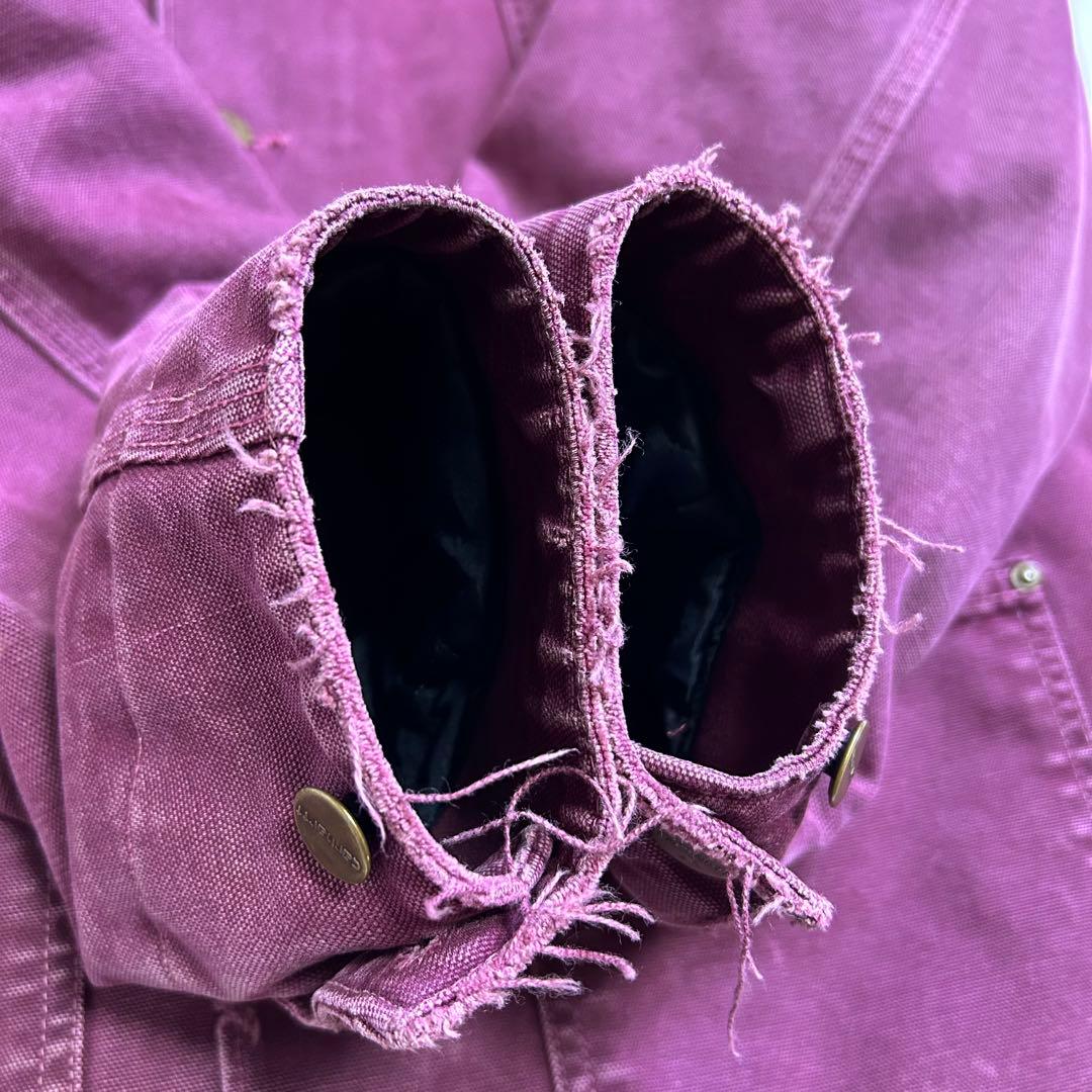 【希少色】星タグ カーコート ミシガンチョアコート バーガンディ L