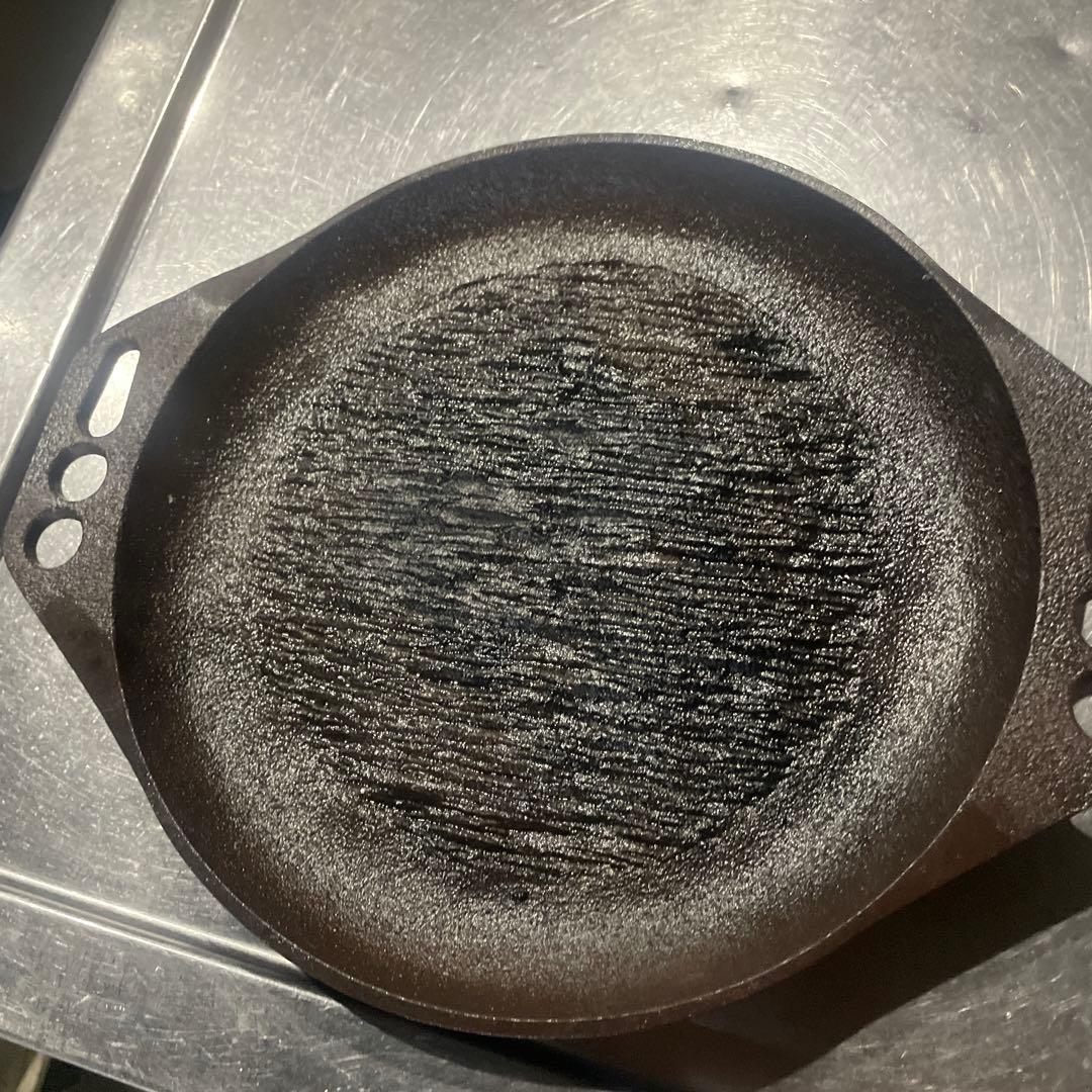 鋳鉄製バーベキューグリルプレート