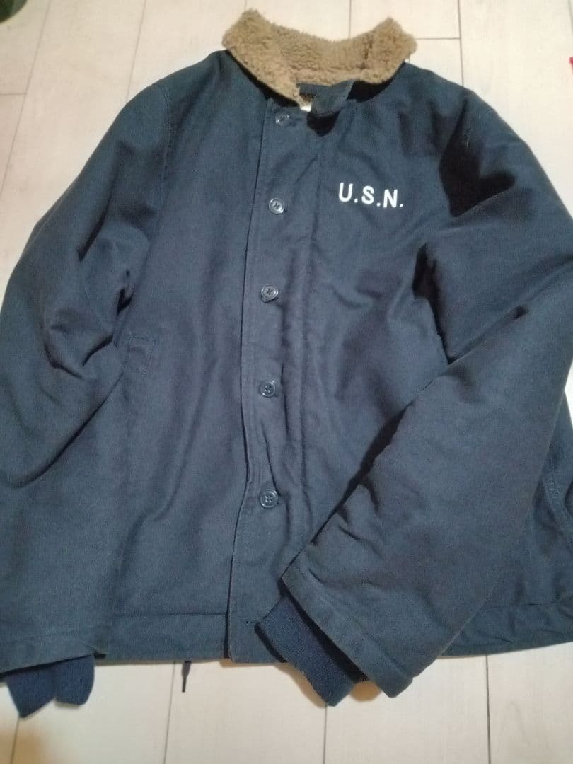 waiper U.S.N. ミリタリージャケット ネイビー