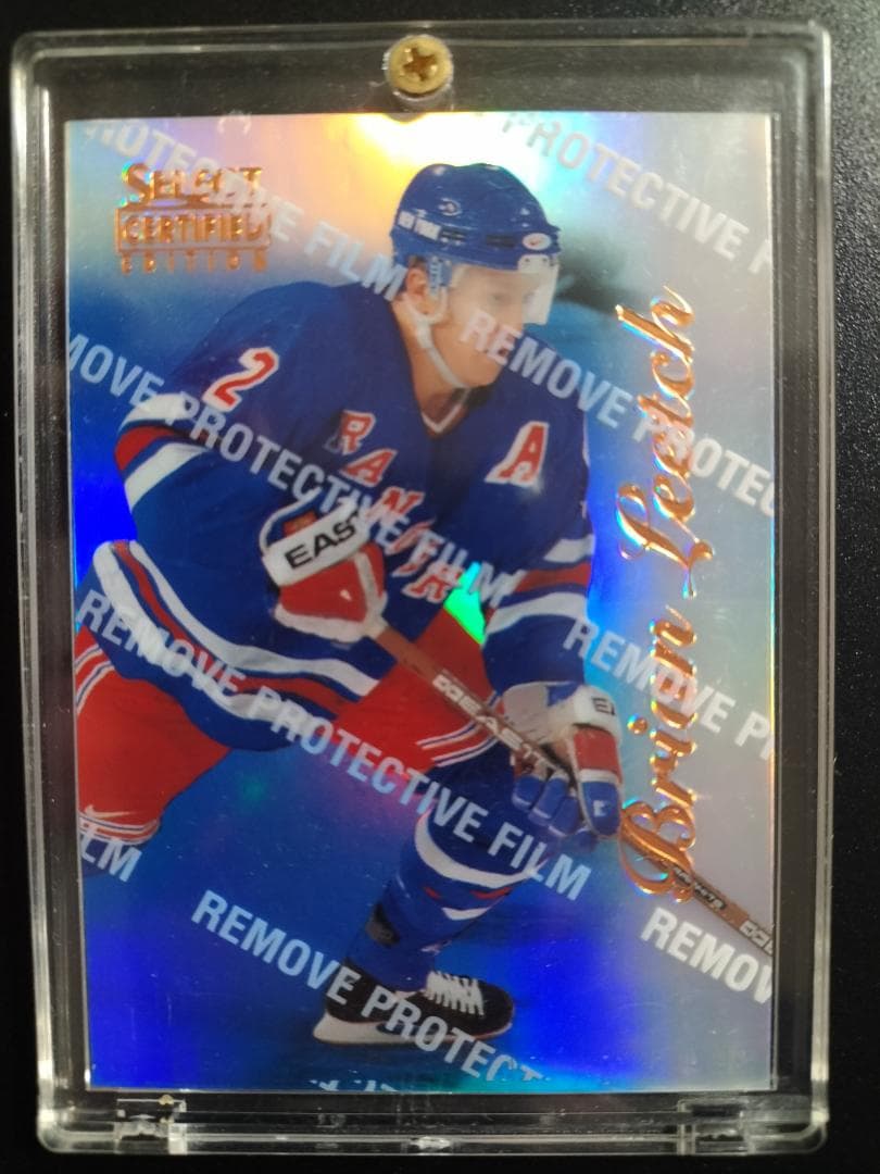 ■NHL Brian Leetch　ブライアン・リーチ Mirror Blue