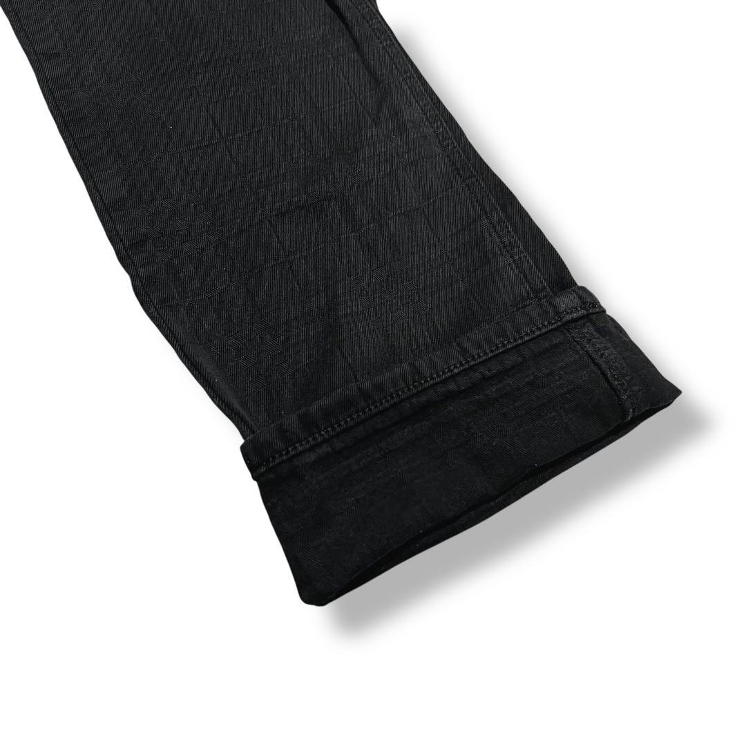 バーバリーブラックレーベル シャドーチェック ストレート 三陽商会