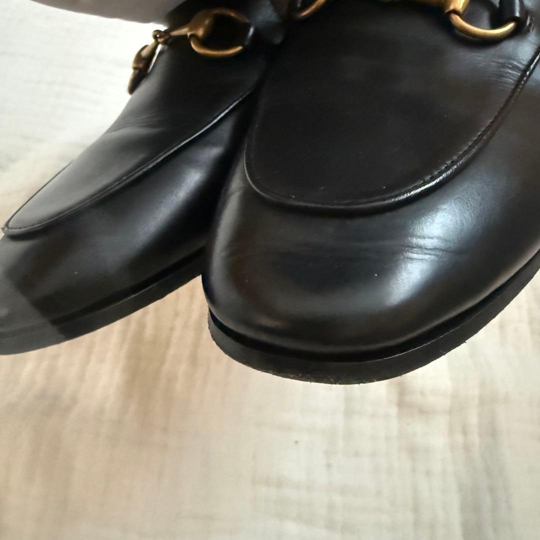 極美品☆GUCCI/ヨルダーン/ホースビットローファー/35