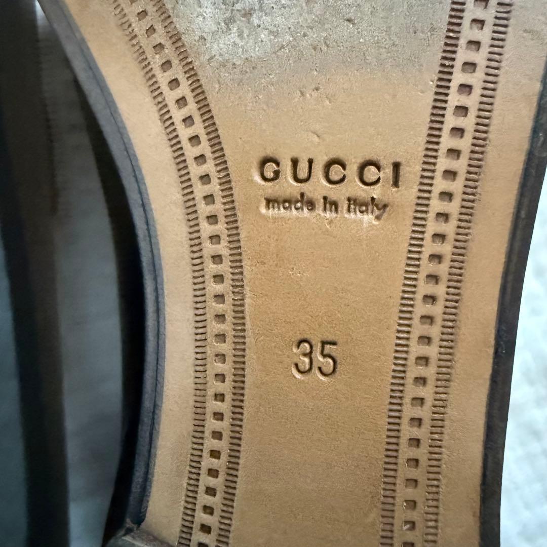 極美品☆GUCCI/ヨルダーン/ホースビットローファー/35