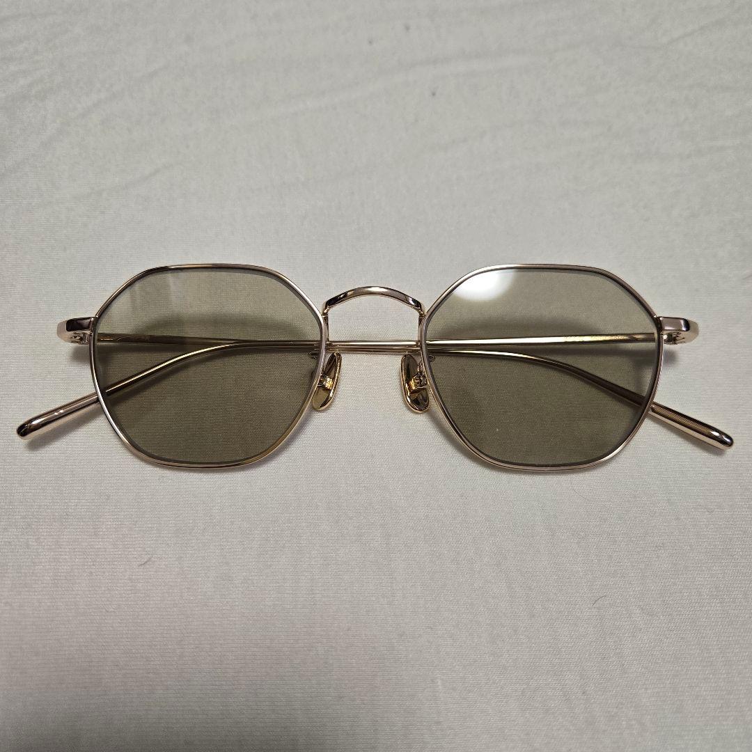 新品】ゴールド　オーバル　YUICHI TOYAMA　EYEVAN　AYAME