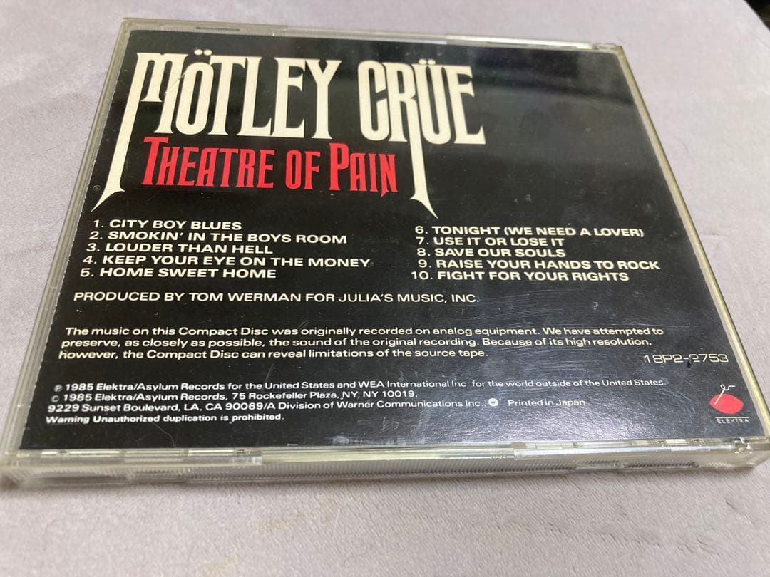 レアMötley Crüe サインCD モトリー クルー　motley crue