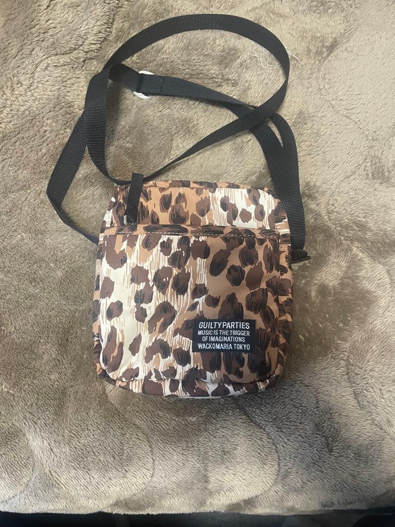 バッグ WACKO MARIA LEOPARD SMALL SHOULDER BAG
