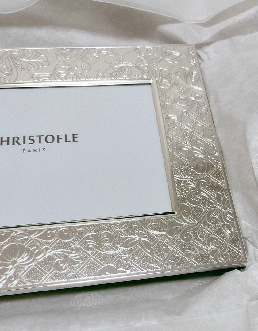 【未使用品】CHRISTOFLE クリストフル フォトフレーム ジャルダンエデン