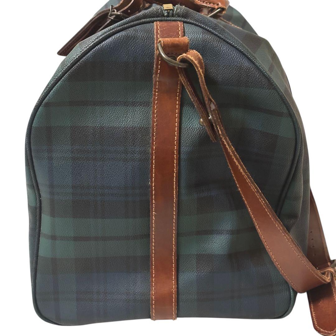 【人気】ポロラルフローレン　ブラックウォッチ　大容量　ボストンバッグ