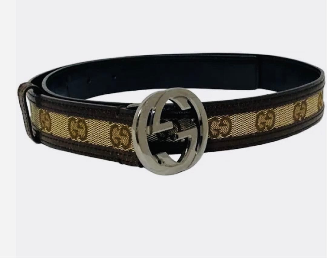 jack.1104グッチインターロッキングGベルト#新品未使用に近い