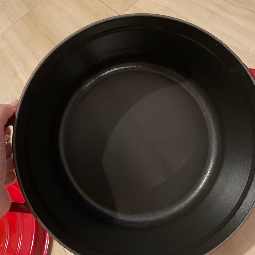 ま*こ様 STAUB LA COCOTTE 赤 両手鍋24