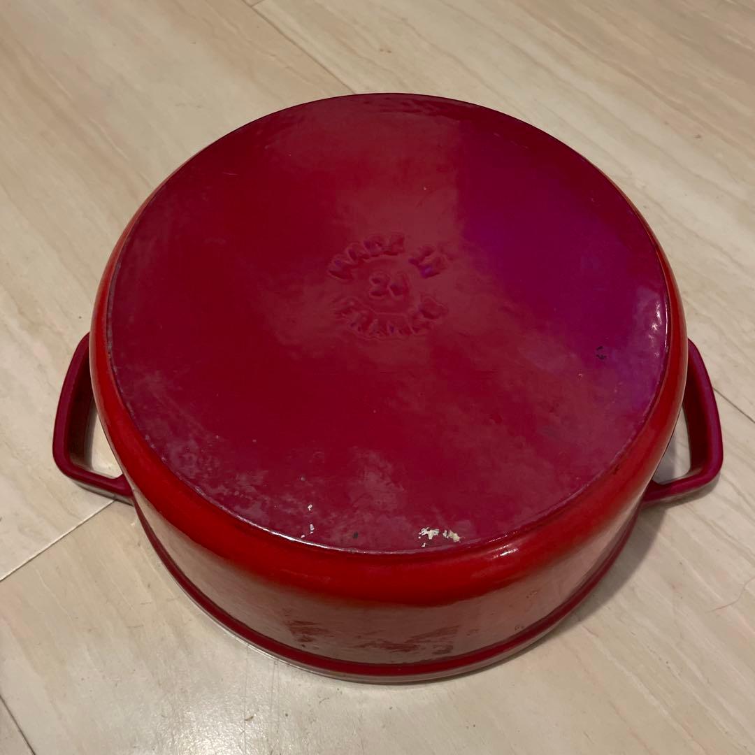 ま*こ様 STAUB LA COCOTTE 赤 両手鍋24