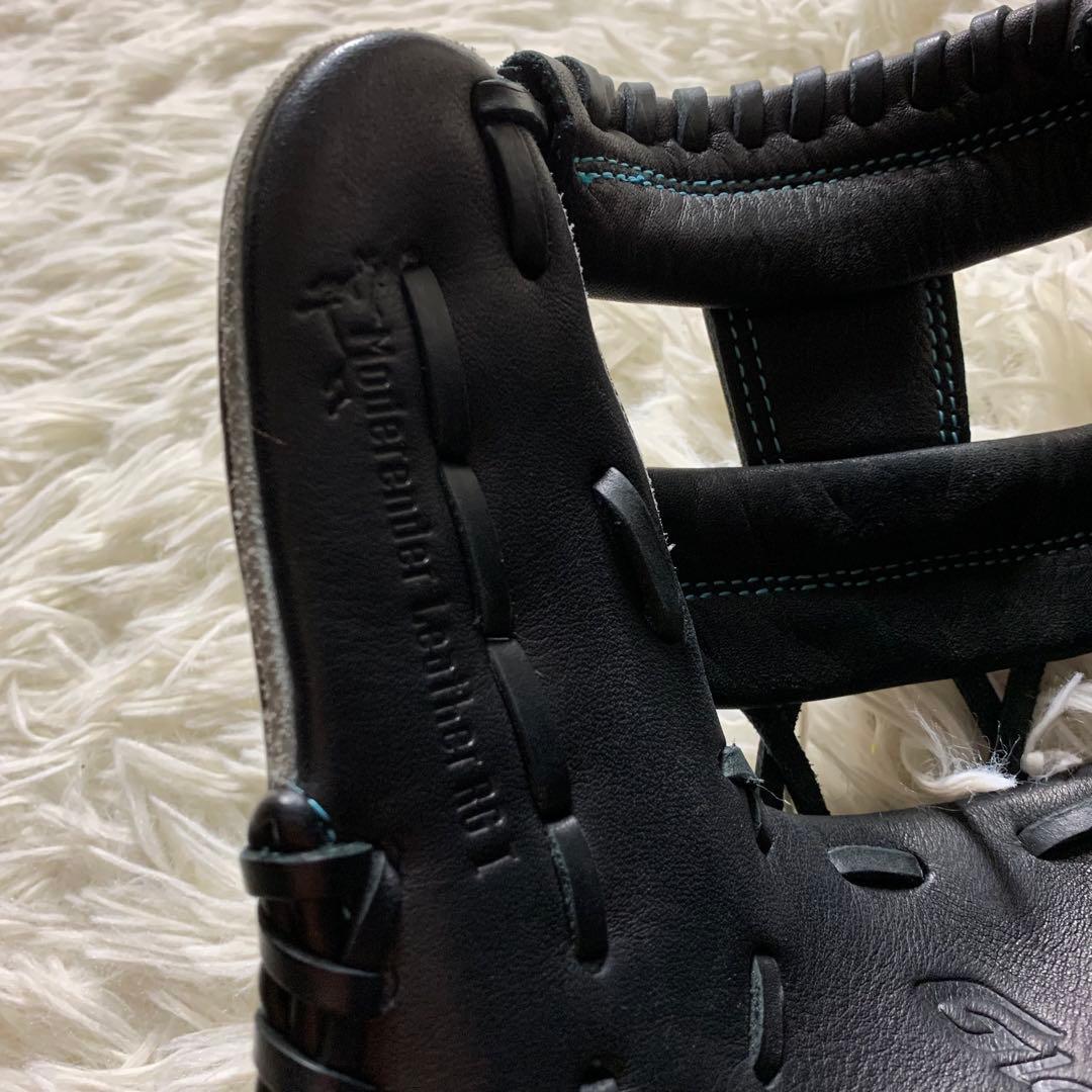 美品■ミズノ グローブ クラブ ブラック 軟式用 ゴールデンエリート