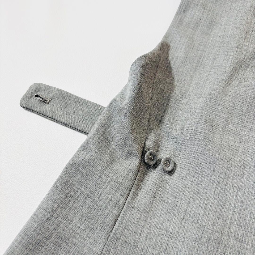 855美品✨トゥモローランド 2025SS ベスト ジレ グレー 定価3.5万