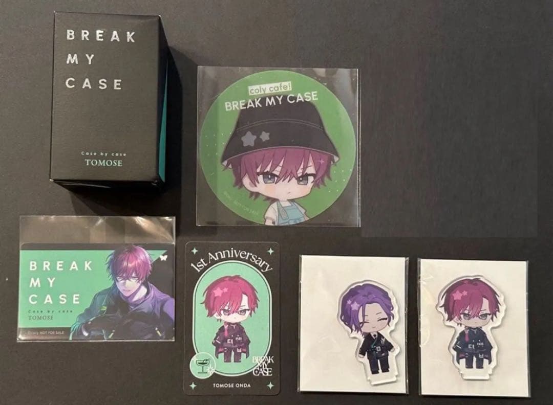 ブレマイ 1周年　恩田灯世 香水 メッセージカード、アクスタ　特典　隠岐谷