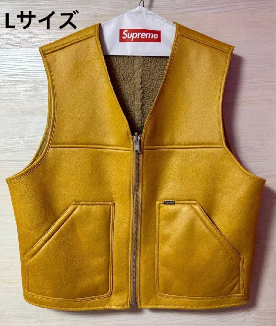 トップス supreme Reversible Faux Shearling Vest L