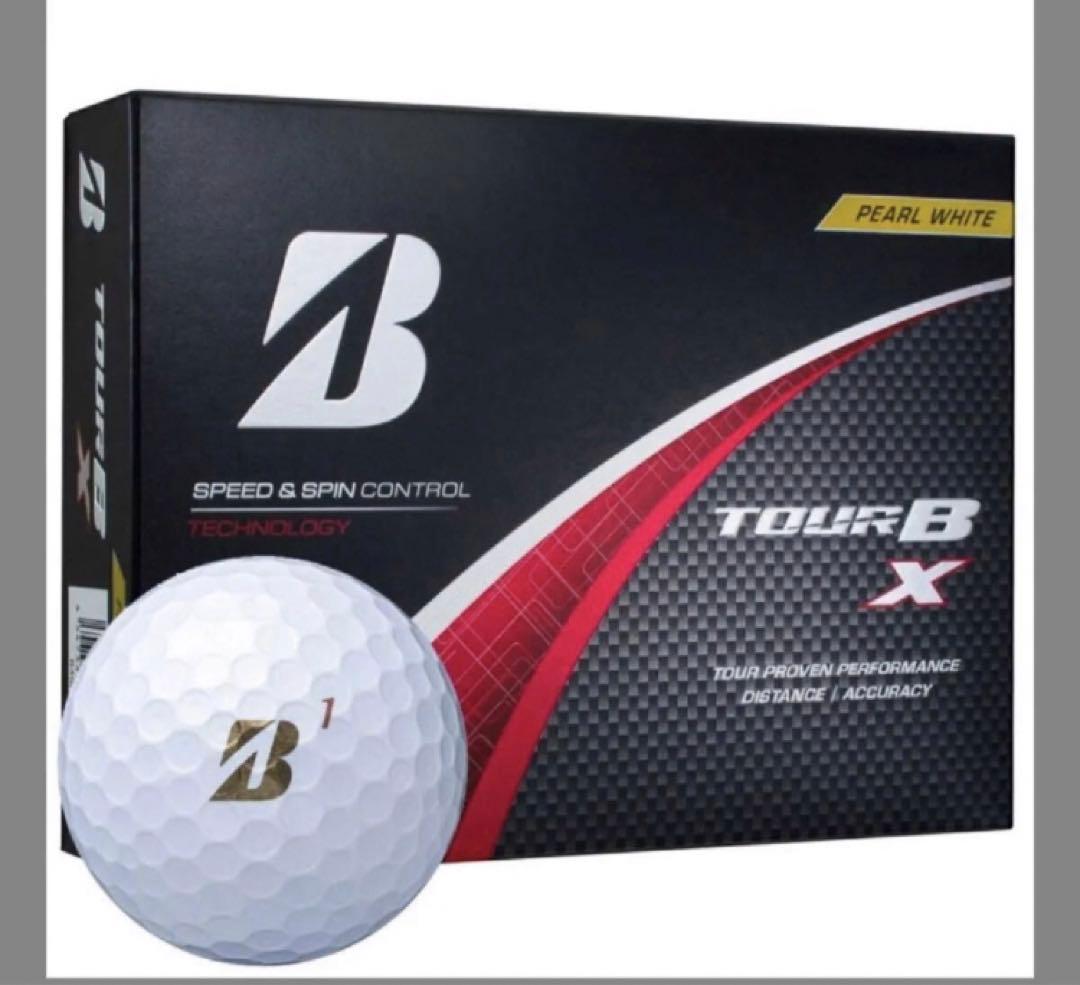 Bridgestone Tour B X ゴルフボール パールホワイト　3ダース
