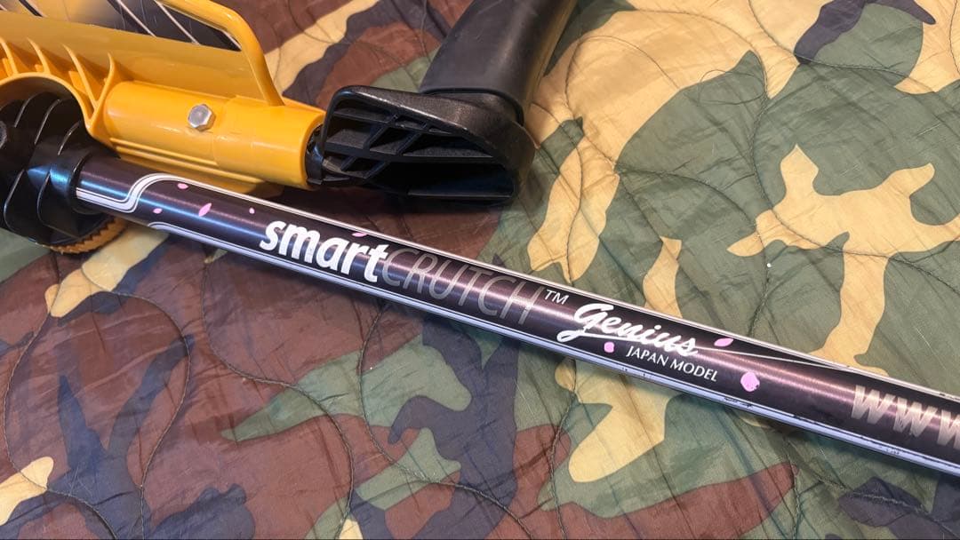 リハビリ用ロフストランドクラッチ杖 イエローL レギュラー