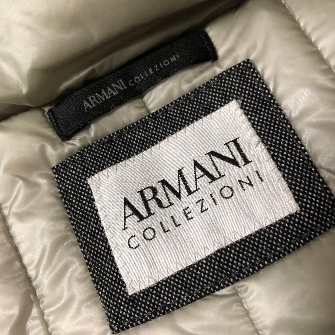 ★⁇★美品　アルマーニコレッツォーニ　ロングコート　フード付き　中綿