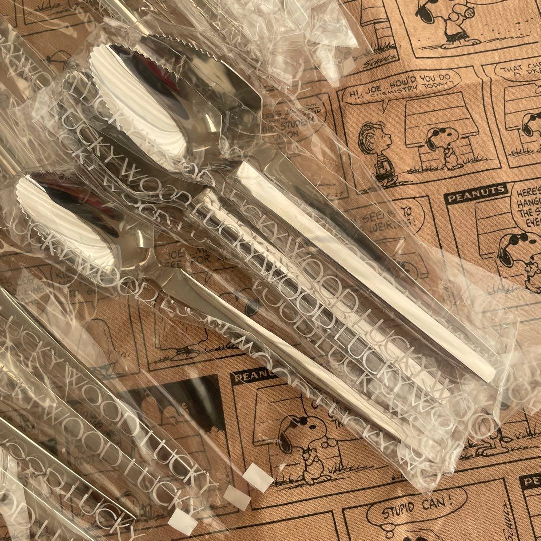 【新品未使用】ラッキーウッド　スカンジナビア　18-12ステンレス　30本セット
