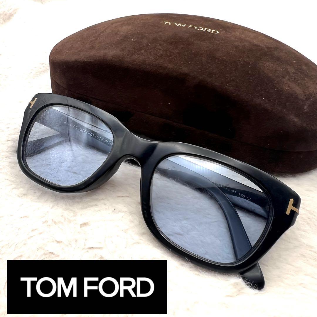 人気✨TOM FORD TF237 F✨ブラック クリアブルー サングラス