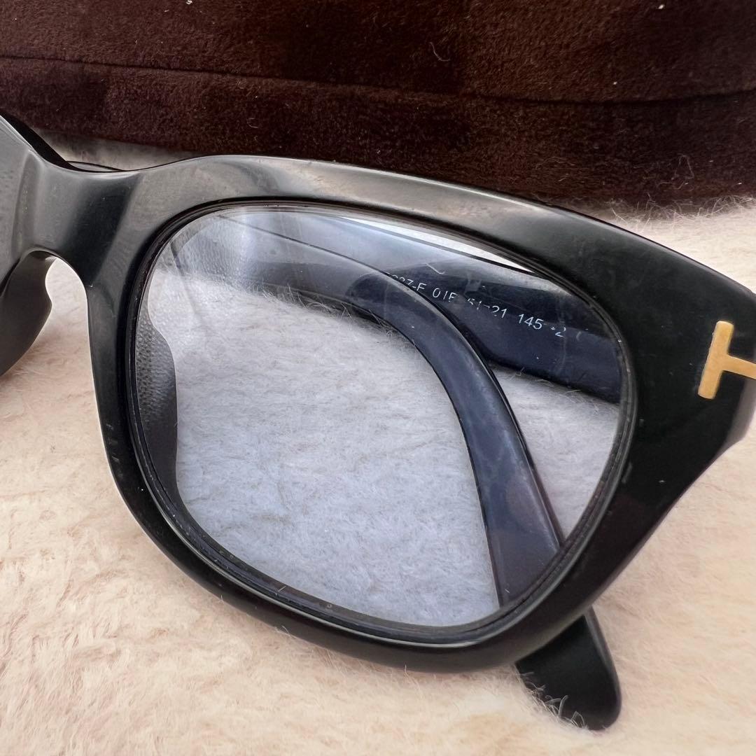 人気✨TOM FORD TF237 F✨ブラック クリアブルー サングラス
