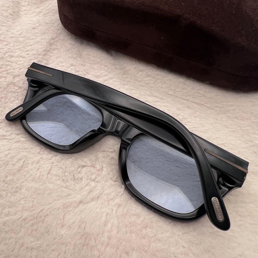 人気✨TOM FORD TF237 F✨ブラック クリアブルー サングラス