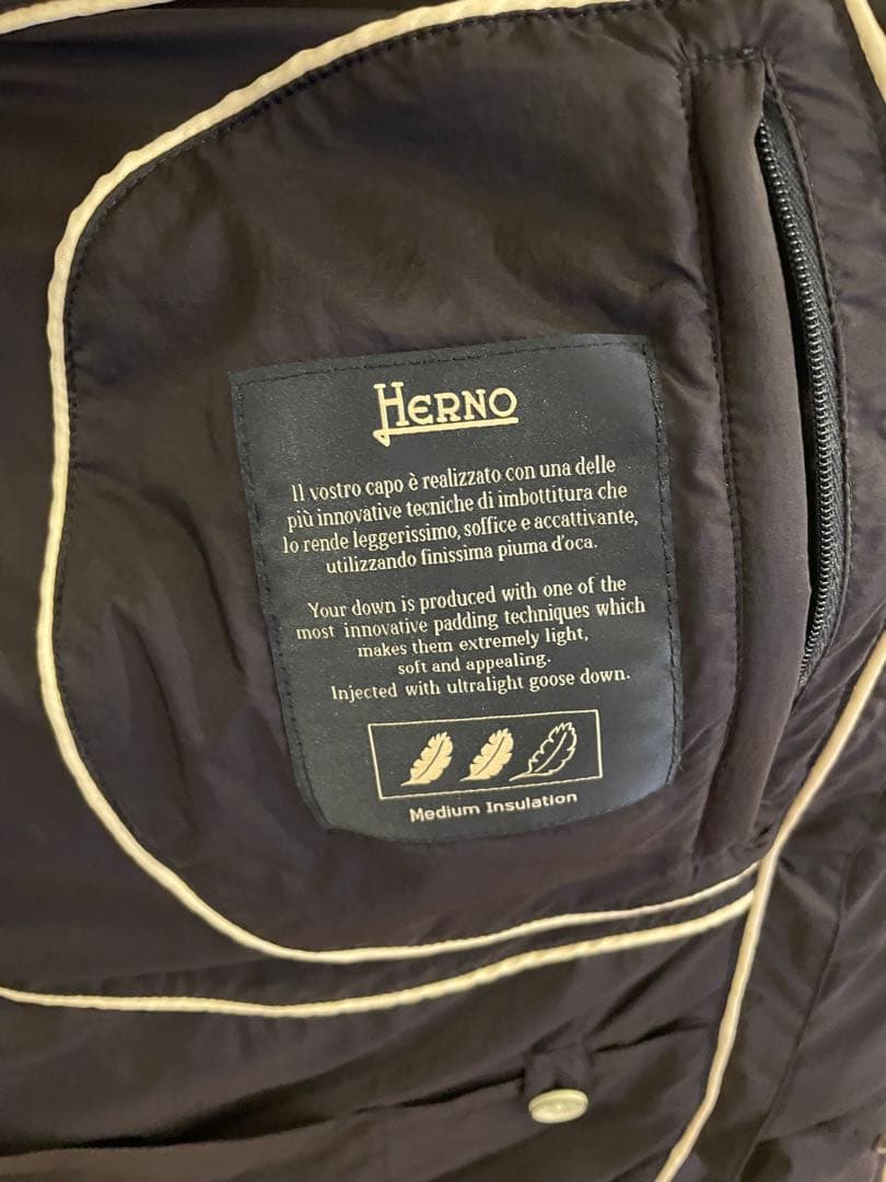 ヘルノダウンジャケット ブラック