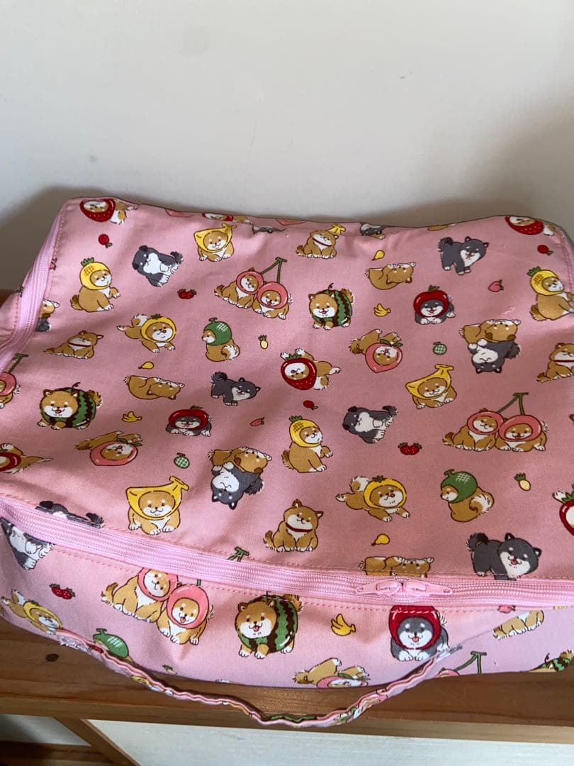 サイドポケット付きトートバッグ　トランク風ポーチ　LR⭐︎