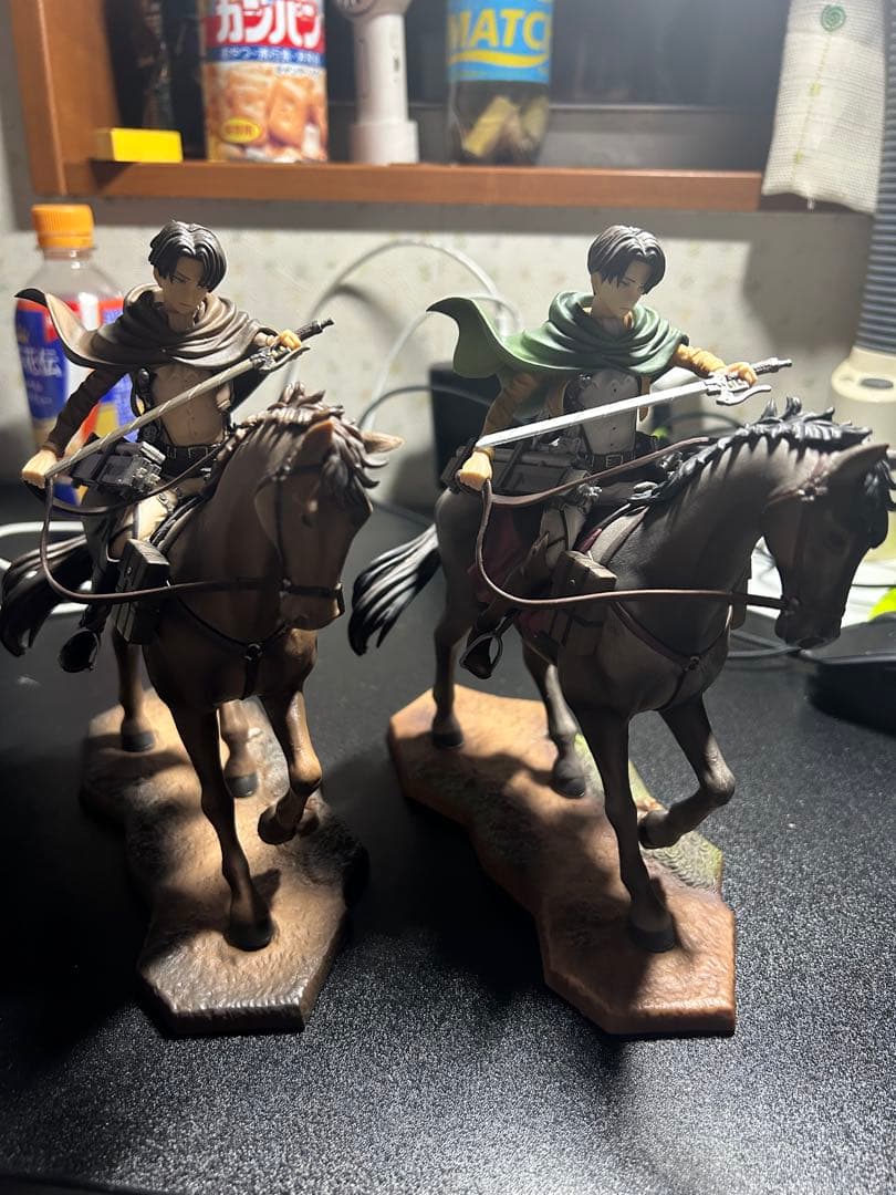 天*認様 一番くじ リヴァイ騎馬フィギュア b賞ラストワン賞セット