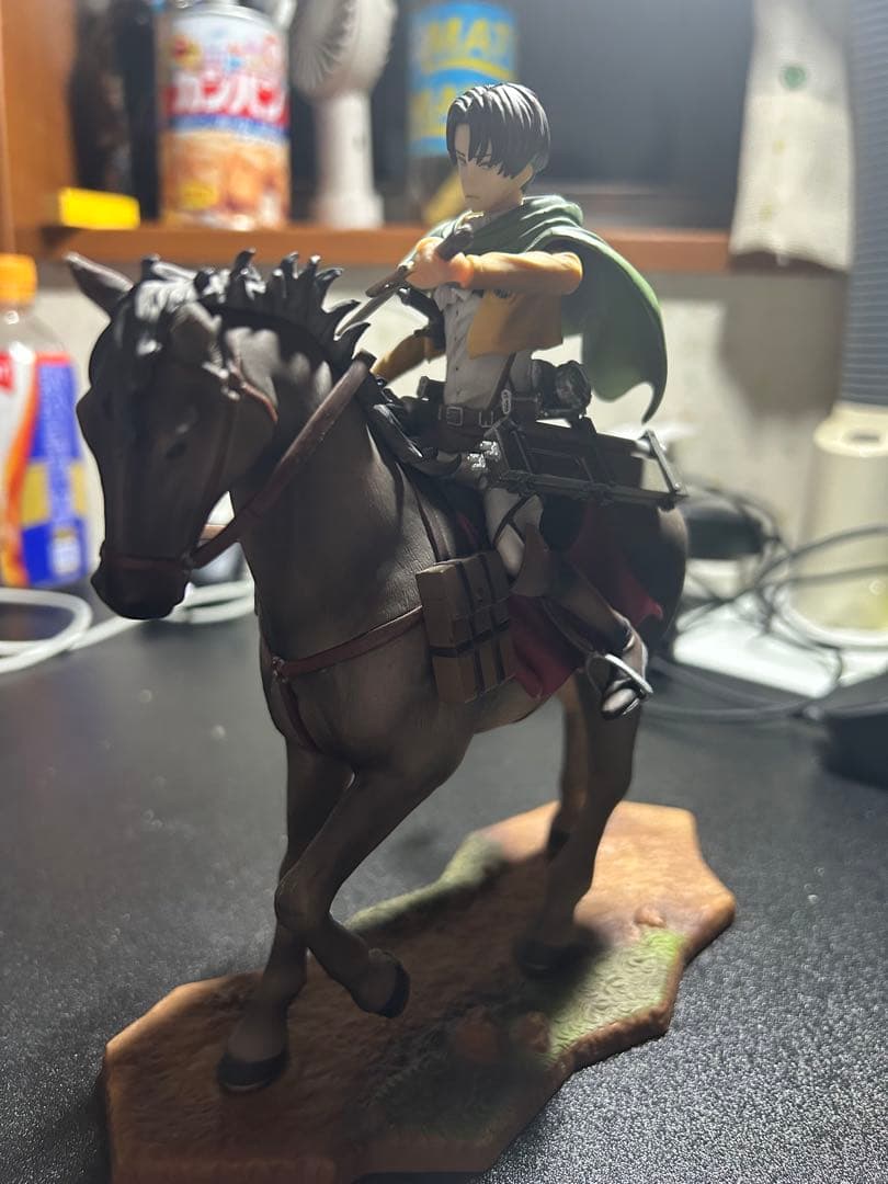 天*認様 一番くじ リヴァイ騎馬フィギュア b賞ラストワン賞セット