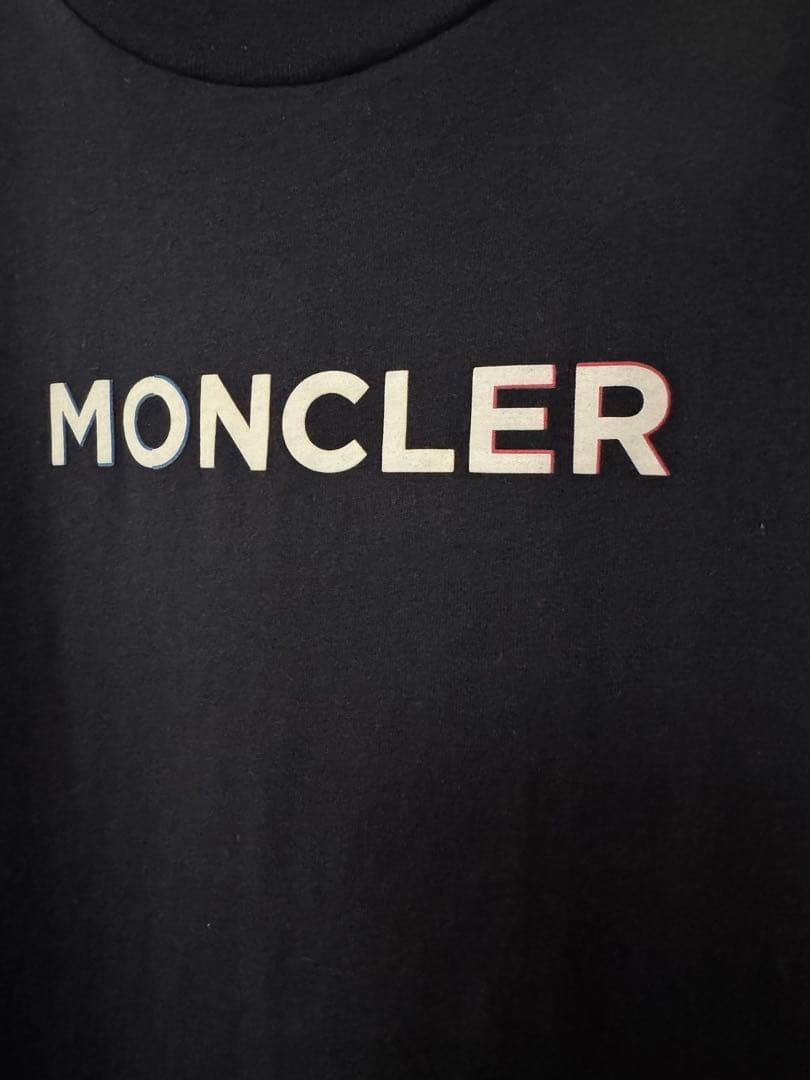 モンクレール　10A 半袖Tシャツ　ネイビー